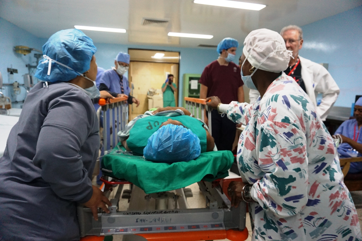 Operation Walk Carolinas brought together teams from Carolinas HealthCare System, Novant Health and OrthoCarolina to offer hip and knee replacements free of charge to patients in Cuba in May 2017. 