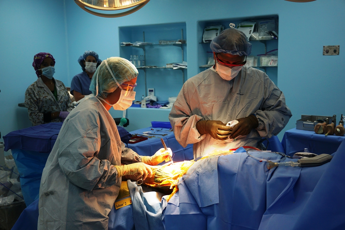 The team of 40 surgeons, internists, physical therapists, nurses and scrub techs often had to improvise tools and supplies as many of the facilities in Cuba lacked medical resources.