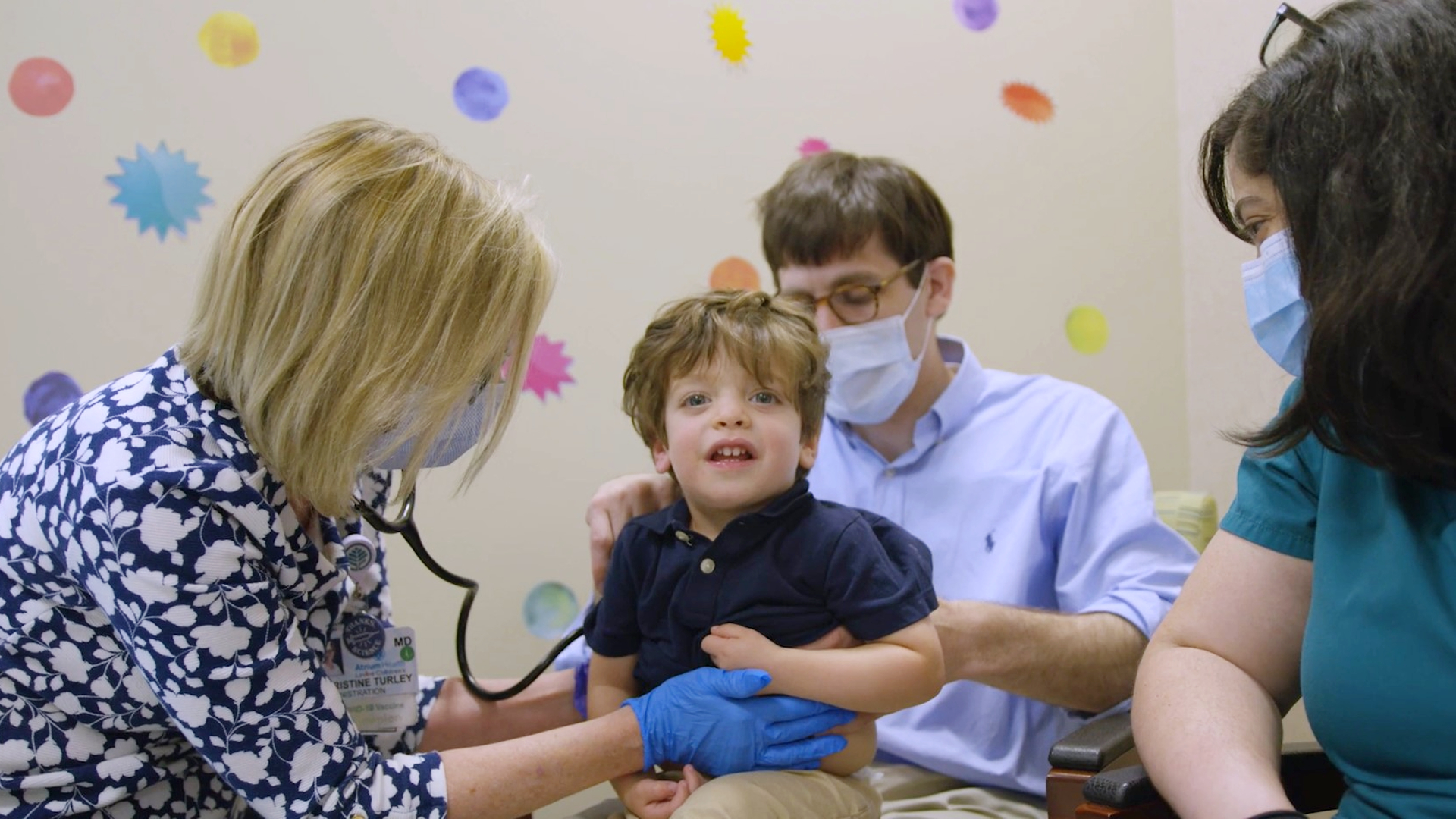 Two-year-old Arvind Jaffa is the first patient to participate in a new COVID-19 vaccine trial only available in the Charlotte area at Atrium Health Levine Children’s.