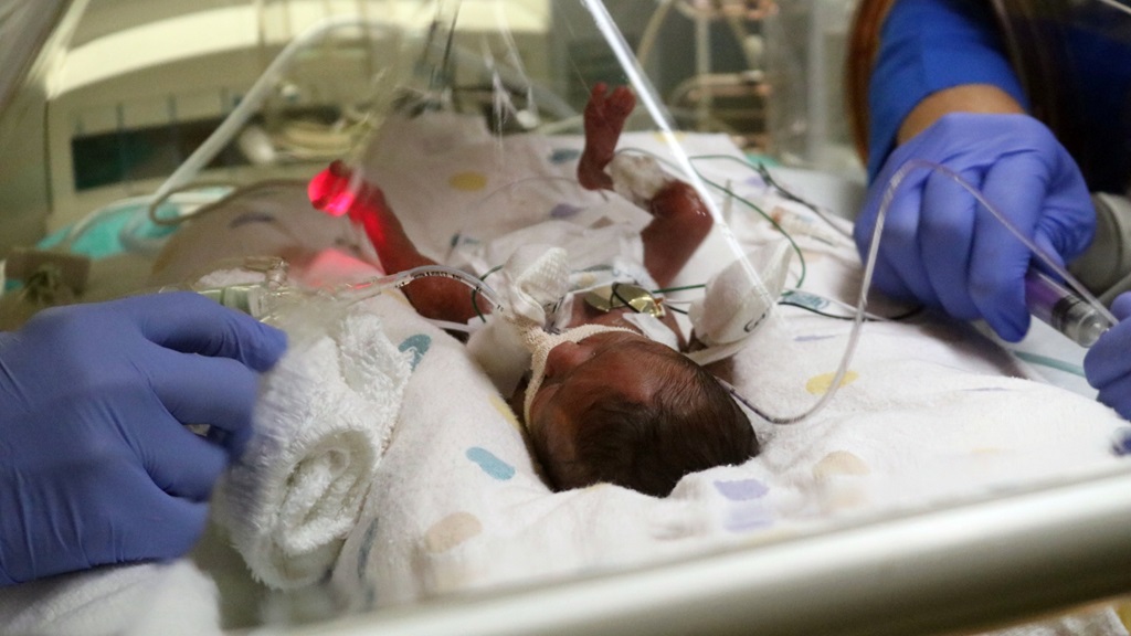 Two babies were flown in from NHRMC to Levine Children's NICU to be cared for during Hurricane Florence