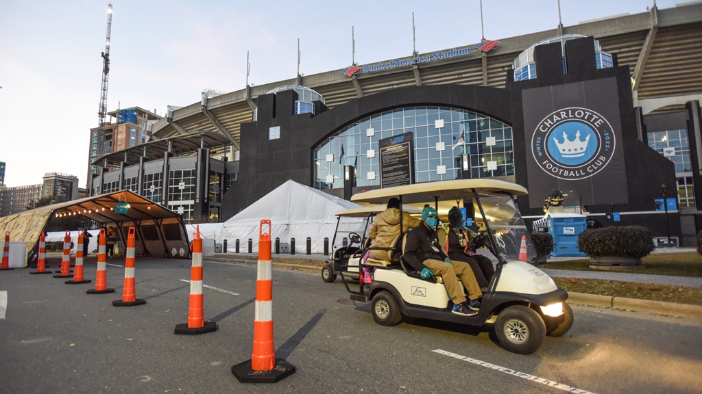 Over 20,000 eligible community members were able to receive their first dose of the COVID-19 vaccine at the first mass vaccination event hosted at Bank of America Stadium. Learn more about the community members who attended the landmark event and how they felt about receiving the vaccine.