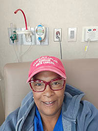 A patient in the hospital.