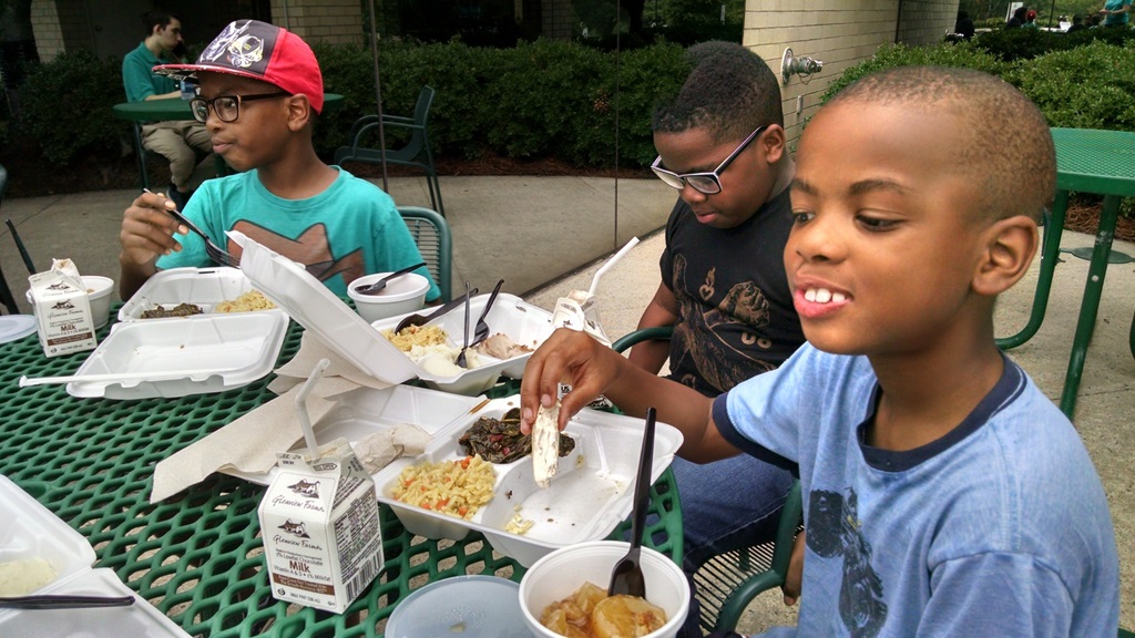 For the first time, Atrium Health is partnering with the North Carolina Summer Food Service Program (SFSP) at Carolinas HealthCare Sytem University to address food deserts in the community. Through our new Kids Eat Free initiative, these kids will get full, balanced meals all summer long. 