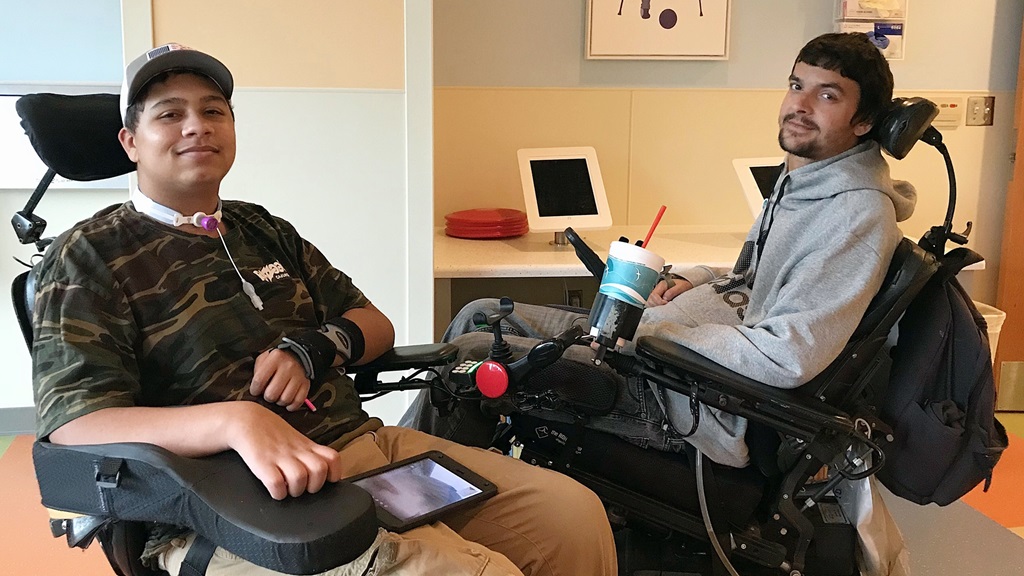 After 18-year-old Christian injured his spinal cord, Jonathan Mariano, a peer volunteer from the Levine Children's Hospital Pediatric Trauma Survivors Network helped move his life forward. 