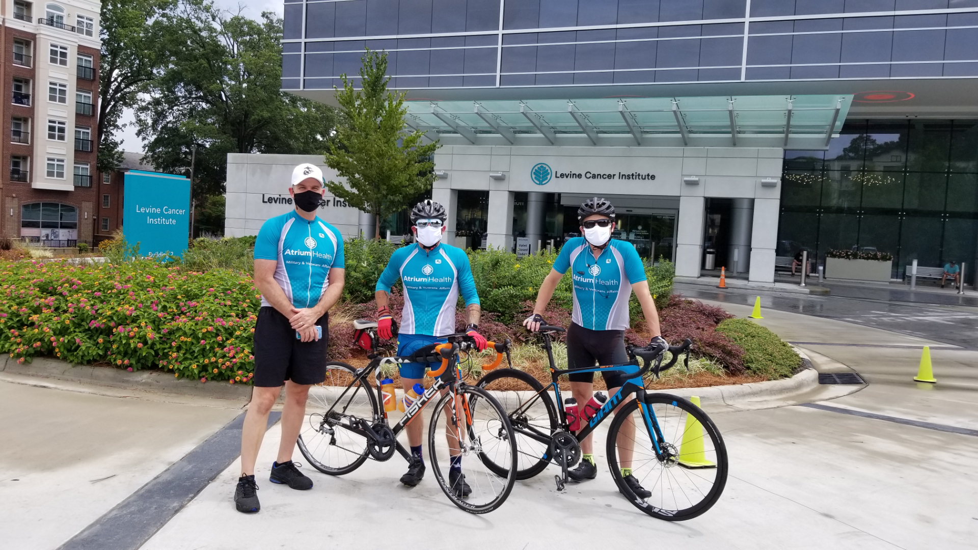 Beginning Friday, August 21 and ending Saturday, August 22, three Atrium Health teammates rode 240 miles in honor of the Levine Cancer Institute – as well as people who have been affected by cancer and the healthcare workers who care for them. 