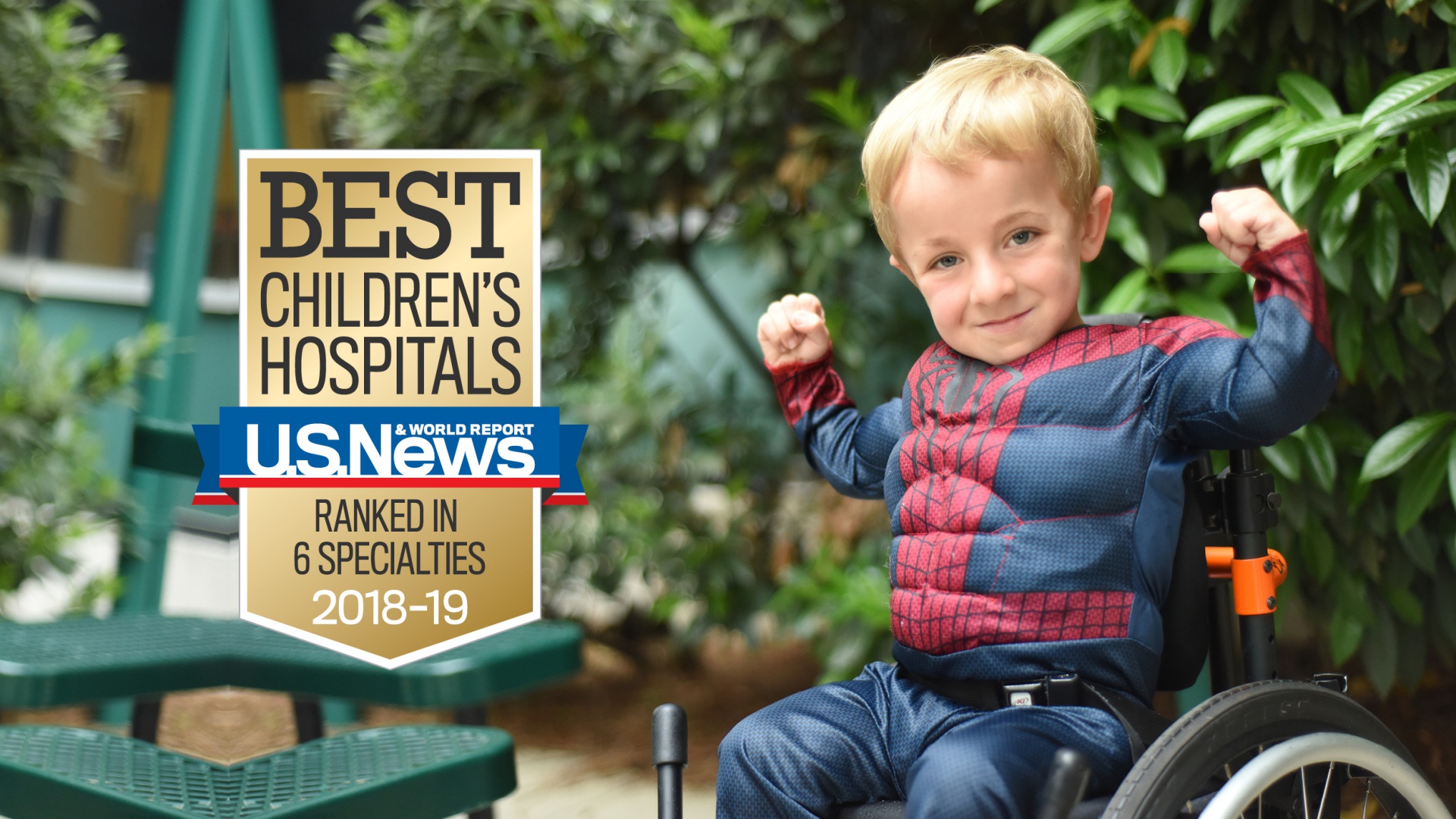 Being one of the nation’s top hospitals is a reputation we strive to earn every day, for every child. Once again, Levine Children’s Hospital has been named a Best Children’s Hospital by U.S. News & World Report in six specialties. Learn how we give our best for your child. 