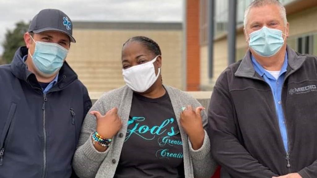 A patient overcame her hesitation to call 911 amid the pandemic. The call saved her life.