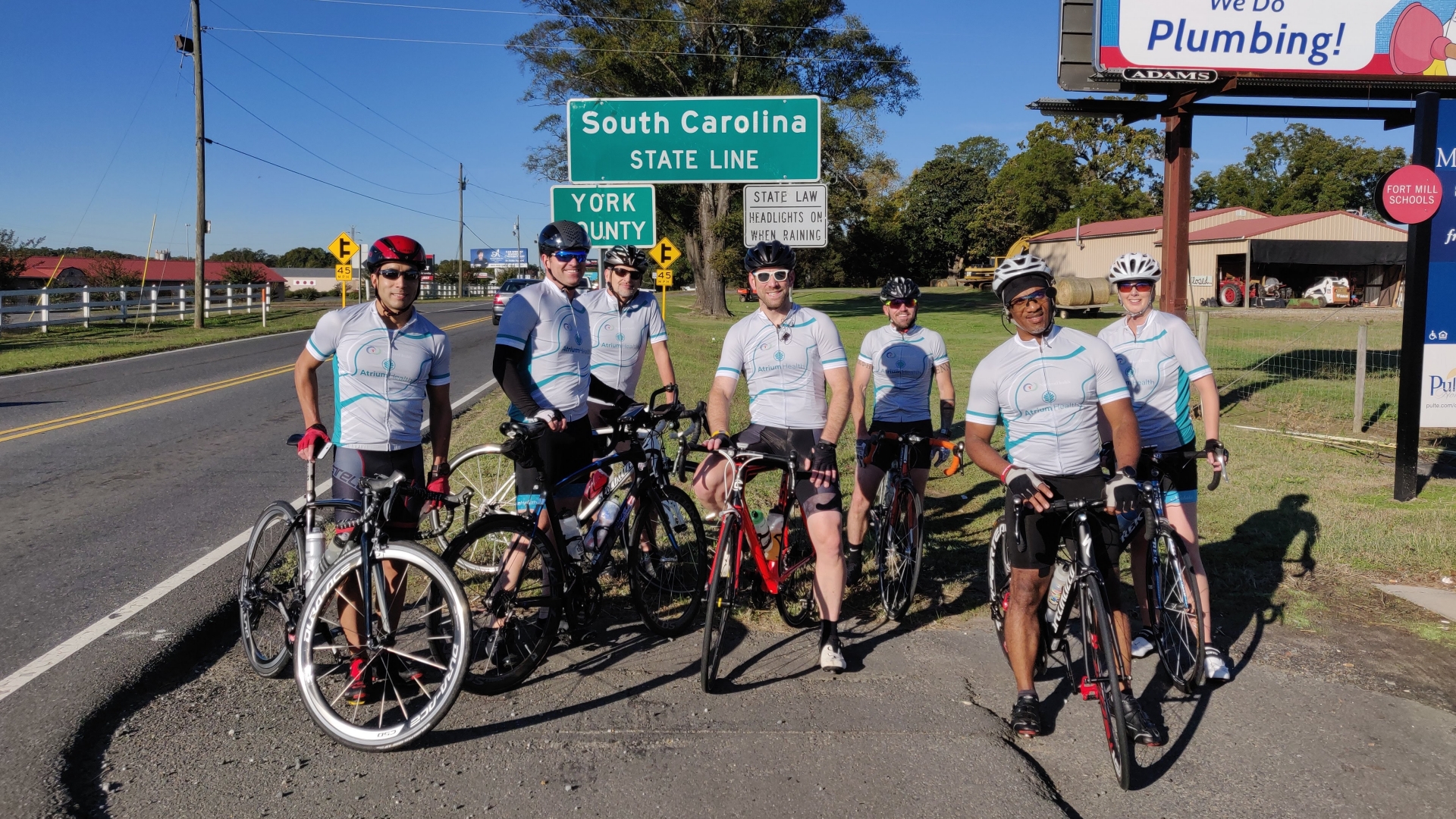On Monday, October 28, nearly a dozen disabled and able-bodied cyclists, along with five volunteers, from Atrium Health and Navicent Health departed Carolinas Rehabilitation- Charlotte on a journey to Macon, Georgia. 