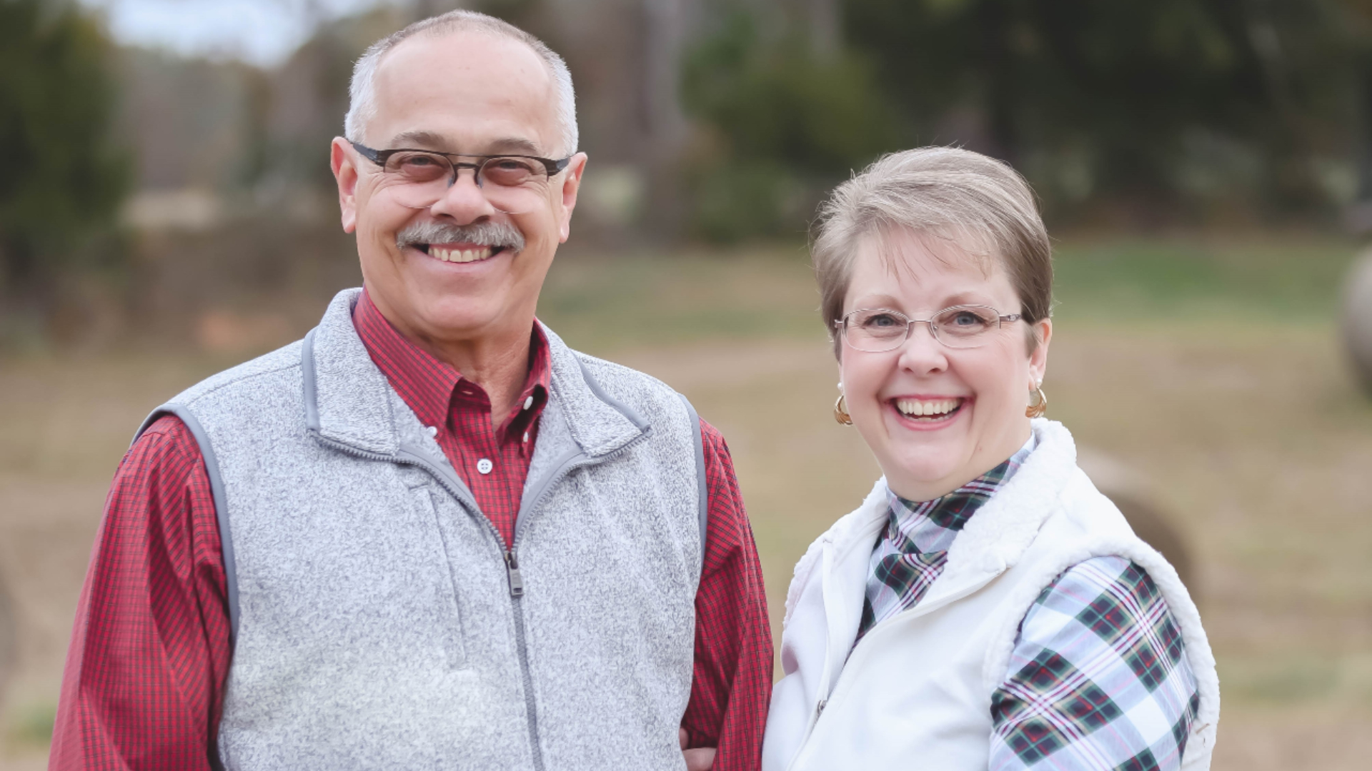 Susan Thompson, pelvic health patient, and husband