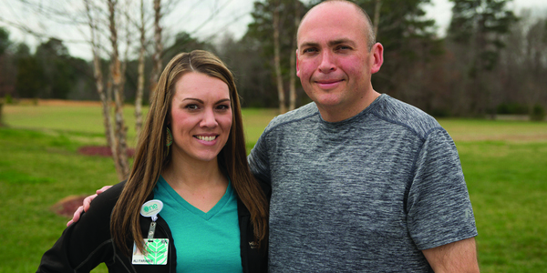 health coach and employee