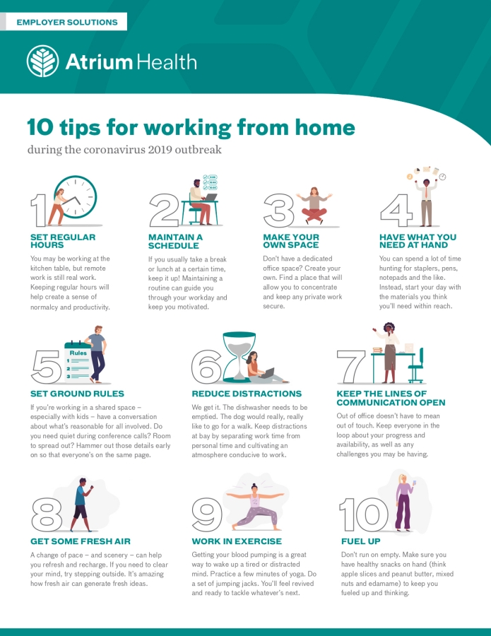 Working from home tips during coronavirus stay-at-home order