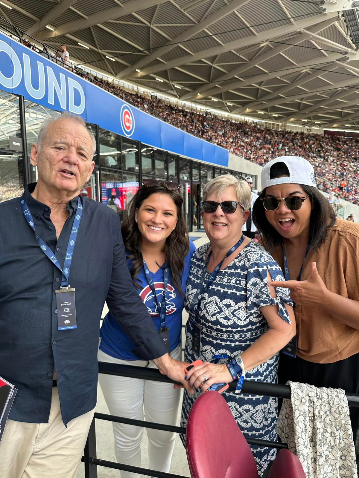 Nurses with Bill Murray