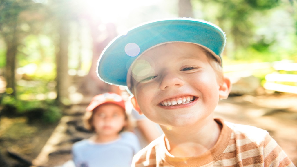 Kids playing outside 