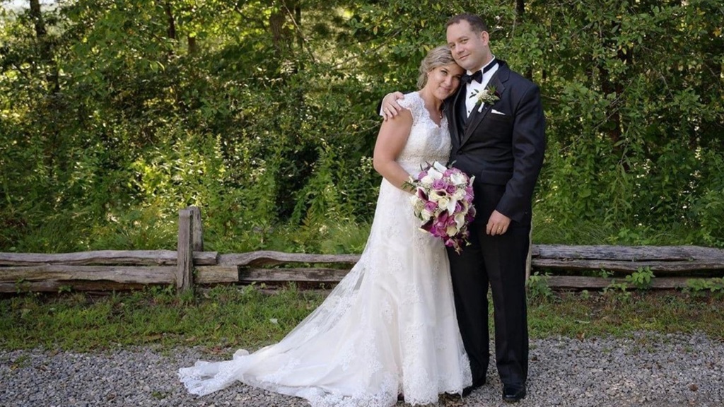 Elizabeth Spika Augustine on her wedding day. 