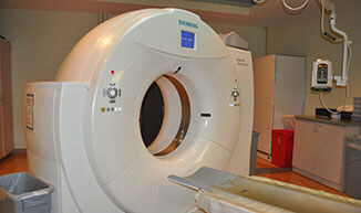 An MRI machine..