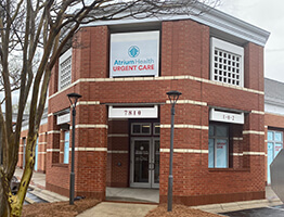 The exterior of Atrium Health Urgent Care Arboretum.
